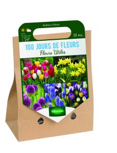 Kraft 100 jours fleurs (x50)